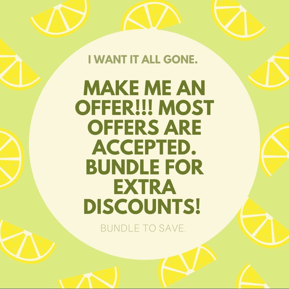 💕💕💕MAKE ME AN OFFER AND BUNDLE UP TO SAVE